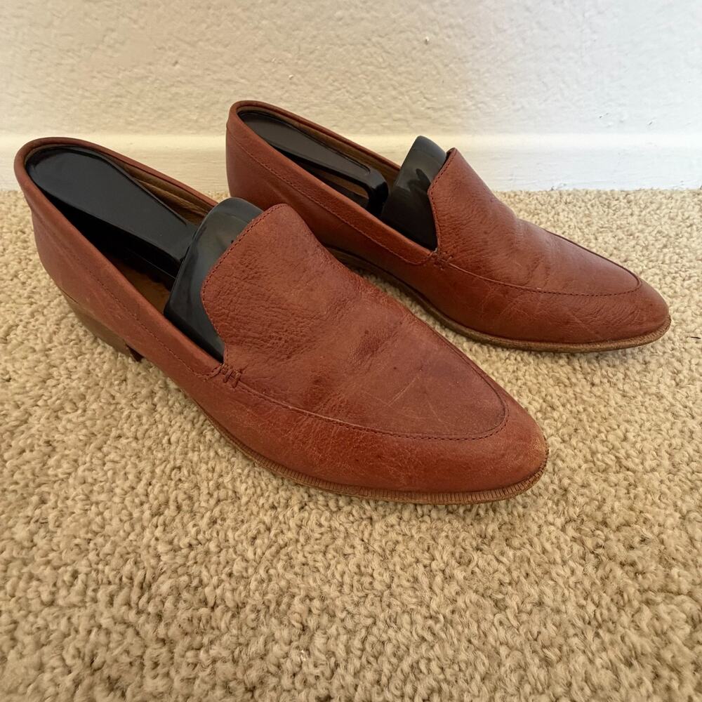 Madewell Frances Loafer English Saddle Leather Brown Flat Shoe Women’s 9 H2412